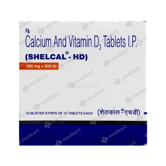 shelcal hd tablet 15's